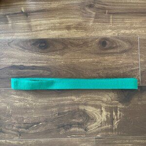 Vintage martial art karate taekwondo judo Jiu Jitsu training green belt